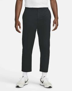 Nike Sportswear Style Essentials Sneaker Pants  Description: Item is brand new with original Nike tags. The Nike Sportswear Sneaker Pants were designed with your favorite shoes in mind. Their twill fabric is perfect for everyday wear. Signature details and a Sneaker Fit work together to help separate this comfortable style from traditional chinos and slacks. Sneaker Fit Cropped short, this comfortable straight-leg design has a relaxed feel that shows off your favorite sneakers and socks. Added m Dr Martens Low, Casual Slip On Shoes, Sneakers And Socks, Style Essentials, Dad Fashion, Man Weave, Utility Pants, Nike Tech, Navy Fashion