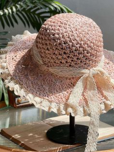 30-70% OFF✓ Fast Shipping✓Add elegance to your beach day with this vintage knitted lace brim sun hat. A chic vintage look for sunny days. Shop now! Women Sun Hat, Crochet Watermelon Hat, Adjustable Pink Bucket Hat For Beach Season, White Cap Straw Hat For Beach, White Straw Cap For Beach, White Cap-shaped Straw Hat For Beach, Beige Bucket Hat For Beach, Spring Beach Straw Cap, Summer Crochet Cap For Outdoor