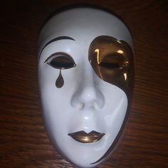 Mint Condition Venetian Masks Art, Painted Mask, Venetian Masks, Masks Art, Gold Paint, Mardi Gras, Mint Condition, Accent Decor, Mint