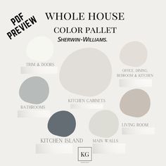 the whole house color palette for sheryln williams