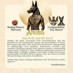 anubis and the egyptian god are depicted in this card from the book,