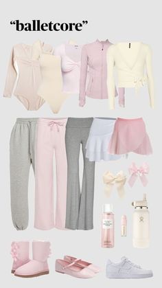 click the link for my favorite balletcore athletic gear Ballet Outfit, Ballet Clothes, Clothes And Shoes, Trik Fotografi, Mode Inspo, Pink Outfits, 가을 패션, Really Cute Outfits