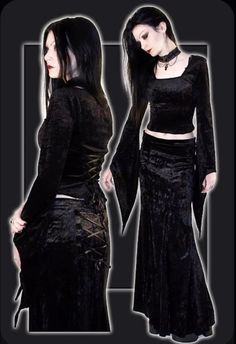 Velvet Outfit, Goth Outfit Ideas, 90s Goth, Goth Look, Alt Fashion, Mall Goth, Gothic Outfits