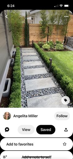 an image of a garden with stones and grass