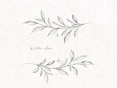 two drawings of leaves on white paper with the words,'i love you '