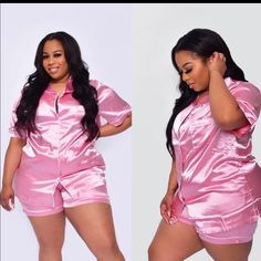 True To Size With Stretch, But Is Loosely Fitted Being That They Are Pjs Sabrina Belle Clothing Pink Pajama, Pink Pajamas, Pajama Party, Pj Sets, Women's Intimates, Pajamas, Birthday Party, Birthday, Women Shopping