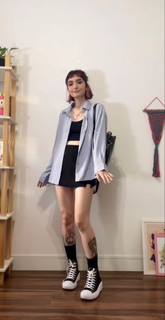 Cute Alternative Summer Outfits, Casual Summer Alternative Outfits, Goth Fits Summer, Alt Fashion Summer, Punk Outfits Summer, Summer Alternative Outfits, Alternative Summer Outfits, Summer Alt Outfits, Punk Summer Outfits