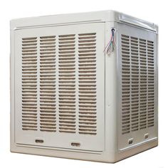 an air conditioner is shown on a white background