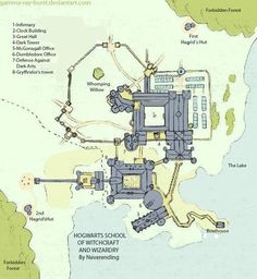 an image of a map that shows the location of some buildings and other things in it