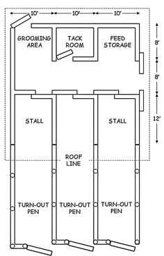 the floor plan for an office building with two floors and one room on each side