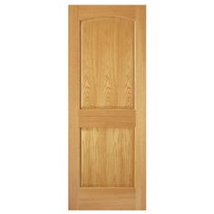 30 in. x 80 in. 2-Panel Arch Solid Core Oak Interior Door Slab - Super Arbor Arch Interior Door, Arched Interior Doors, Masonite Interior Doors, Interior Closet Doors, Oak Interior Doors, Oak Interior, Black Interior Doors, Interior Design School, Affordable Interior Design