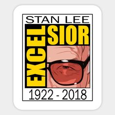 Stan Diego Comic Con - Stan Lee - Sticker Anna Cattish, Quote Stickers, The United States, United States, Comics