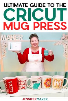 the ultimate guide to the cricut mug press by jenny fermer maker