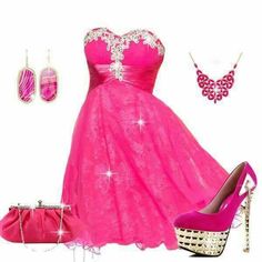 Pink Sparkle Pink Formal Dresses, 2000s Fashion Outfits, Fashion Design Clothes, Girly Fashion, Teenage Fashion Outfits, Evening Dresses Prom, Fancy Dresses, Pretty Dresses, I Dress