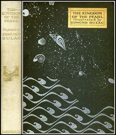 an old book cover with space and stars in the sky