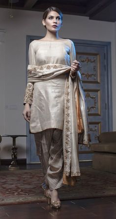 Latest Indian Party Wear Shalwar Kameez Collection 2017 | BestStylo.com Party Wear Outfits, Nikkah Dress, Designer Party Dresses, Pakistani Wedding Outfits, Indian Party Wear