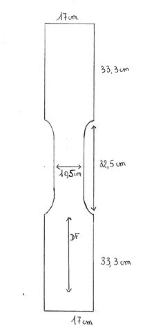 the diagram shows how to measure an object in order to be made out of paper