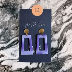 Our lightweight bespoke resin earrings are made from surplus resin mixed while making our signature lockets. We mix in pigment inks designed and occasionally metallic-toned powders, too, to create colorful, wild and fun jewelry. The studs are made of nickel-free pewter plated in 24k gold. But the best part isn't even the color or the design - it's how wonderfully lightweight they are to wear! No pulling or tugging on the earlobe, just airy and fresh as you move through your day! Please note that like any handmade item, these earrings may present minor imperfections. FIND SILVER RESIN EARRINGS HERE. EARRING FEATURES: made of hand-mixed resin and pigment powders at the Locket Sisters earrings studs are sterling silver, stainless steel, or pewter dipped in 18k gold vermeil or sterli Sister Earrings, Pewter Plates, Fun Jewelry, Pigment Powder, Earrings Studs, Resin Earrings, Pigment Ink, Gold Studs, Handmade Earrings