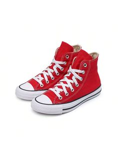 UNISEX CHUCK TAYLOR ALL STAR RED M US Red         Sports & Outdoor Shoes, size features are:Bust: ,Length: ,Sleeve Length: Casual Red Cotton Sneakers, Red Cotton High-top Sneakers, Casual Red Cotton High-top Sneakers, Casual Athletic Shoes, Casual Athletic, Us Man, Outdoor Shoes, Kids Beachwear, Chuck Taylor All Star