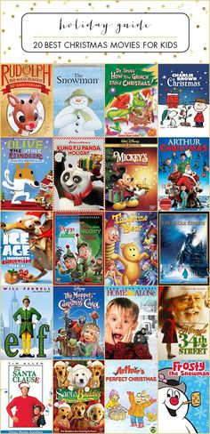 the best christmas movies for kids to watch on tv and play with their favorite characters