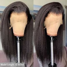 Natural Kinky Straight Undetectable Invisible Lace Wig – Luvme Hair Brazilian Lace Front Wigs, Curly Lace Front Wigs, Straight Lace Front Wigs, Lace Hair, Human Hair Lace Wigs, Lace Closure Wig, Straight Human Hair, Long Wigs