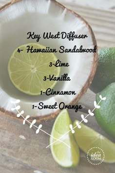 Coconut Essential Oil Diffuser Blends, Coconut Diffuser Blend, Coconut Essential Oil Blends