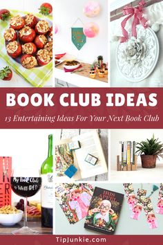 book club ideas for the next book club, including books and other things to do with them