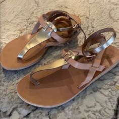 Reposhing This Item I Purchased From @Styleforumdeals. Loved It, But Ready To Rotate For Something New. Questions? Leave A Comment Below! Ancient Greek Sandals, Greek Sandals, Ancient Greek, Women's Shoes Sandals, Something New, Shoes Sandals, J Crew, Size 7, Women Shoes