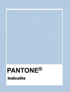 the pantone logo is shown in white on a pale blue background with black lettering