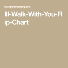 the words ill - walk with you - ifip chart are in white on a tan background