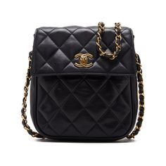 Chanel Mini Matelasse Chain Shoulder Bag Lambskin Black Approximately W15cm X H18cm X D4cm Classic Square Bag With Chain Strap, Chanel Mini, Chanel Bags, Chain Shoulder Bag, Limited Time, Black Color, Chanel, Bag Lady, Shoulder Bag