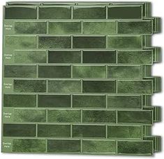 a green glass tile backsplash