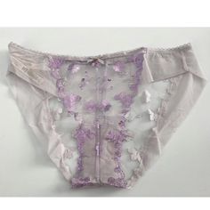 This Listing Is For A Victoria's Secret Panty. It Is Brand New With The Tag. Please See Details Below: Body By Victoria Bikini Purple Mesh With Shimmer Embroidery New! Spring Lace String Bottoms, Elegant Purple Brief Bottoms, Purple Brief Bottoms With Lace Trim, Purple Lace Trim Brief Bottoms, Purple Lace Bottoms With Lace Trim, Spring Lace Brief Bottoms, Victoria's Secret Lace Party Bottoms, Purple Lace Stretch Bottoms, Victoria's Secret Pink Lace Bottoms