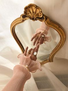 Personalised Rings, Michelangelo Painting, Michelangelo Paintings, Mirror Photography, Cream Aesthetic, Gold Aesthetic, Classy Aesthetic, A Mirror