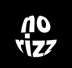 no ibzz logo in white on a black background