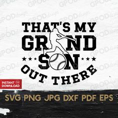 that's my grnd son out there svg dxf cut file