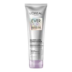 EverPure Silver Care Shampoo and Conditioner nourish natural, color treated, gray and silver hair while revitalizing shine. Sulfate Free, Vegan Formula. L'Oreal Paris Sulfate Free Silver Care Conditioner for Gray Hair, EverPure, 8.5 fl oz; Strengthen and smooth silver and gray hair without weigh down Silver care shampoo and conditioner nourish and revitalize gray hair with volume and bounce Silver care nourishing shampoo and conditioner for natural, mature, or color treated, gray and silver hair Gray And Silver Hair, Hair With Volume, Silver Shampoo, Nourishing Shampoo, Color Treated Hair, Sulfate Free, Volume Hair, Treated Hair, L Oreal