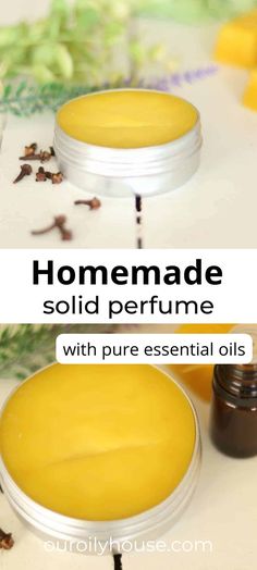 Solid Perfume Recipes, Homemade Lotion Bars, Diy Essential Oil Recipes