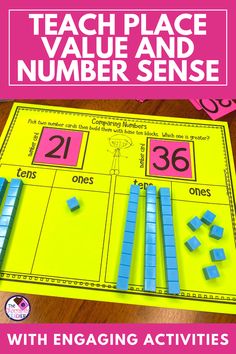 an engaging place value and number sense game