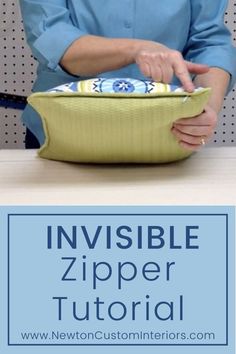 the invisible zipper is an easy sewing project for beginners