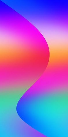 an abstract colorful background with curved lines in the bottom right corner and blue, green, pink, purple, and yellow colors