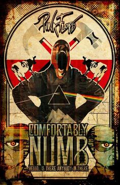 the poster for pink floyd's comfortably nimp 3