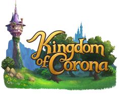 the logo for kingdom of corona, an interactive video game developed by nintendo and released in 2012