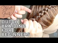 Learn How To French Braid Step By Step, How Yo French Braid Hair, How To Braid Someones Hair, Cute Hair For Picture Day, Underhand Braids, Dutch Braid For Beginners, Double Dutch Braids Tutorial, Easy Dutch Braid, Underhand Braid