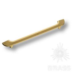 brass plated pull handle for cabinet doors