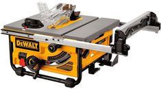 a table saw is shown on a white background