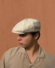 Elevate your winter style with our Cream 8 Panels Cap, a handmade masterpiece inspired by the iconic Peaky Blinders and Gatsby fashion. This newsboy cap is more than an accessory; it's a statement piece that blends classic design with contemporary flair. Discover The Versatility Of Our Hat: -Classic 8 panels design for a timeless look -Handmade with care for superior craftsmanship -Versatile Peaky Blinders hat suitable for any occasion -Gatsby wool Irish flat cap, perfect for winter fashion -Baker boy man hat with a cozy and warm feel -Ideal winter hat for men seeking both style and comfort This winter, embrace the classic elegance of our white elegant beret. The warm wool construction makes it a cozy and stylish choice for the season. Whether you're strolling through the city streets or a One Size Fits Most Beige Flat Cap, Beige Flat Cap One Size Fits Most, Khaki Winter Flat Cap, Beige Flat Cap, One Size Fits Most, Classic Beige Flat Cap, Beige Flat Cap, Classic Adjustable Six-panel Beret, Classic Beige Flat Cap Beret, Retro Beige Flat Cap