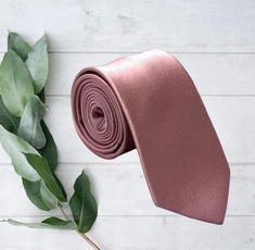 Rose Gold Necktie for Weddings, Groomsman Gift, Groomsman Proposal, Vintage Mauve Wedding, Rose Gold Ties for Men, Groomsmen Gift, Neckties Dusty Pink Groomsmen Tie, Mauve Ties Groomsmen, Wedding Ties For Men Pink, Adjustable Pink Tie For Wedding, Dusty Pink Necktie, Rose Gold Tie, Groomsmen Ties