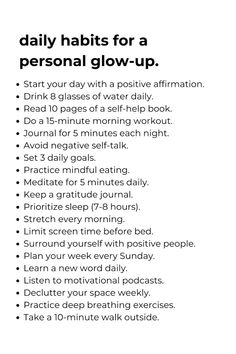 #glowup #glowuptips #selfimprovement #personaldevelopment #glowupchallenge #beautytips Mini Glow Up, Glowup Motivation, Skincare Summer, Glow Up Challenge, Throwback Music, Motivational Podcasts, Happy Quotes Smile, Practicing Self Love, Good Insta Captions