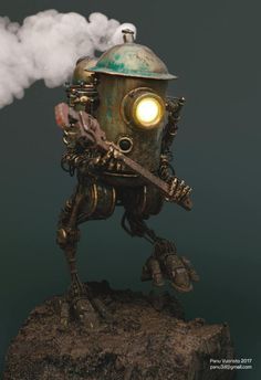 The Dream Forge | by Anders Blixt, SF author and game designer Steampunk Robot Art